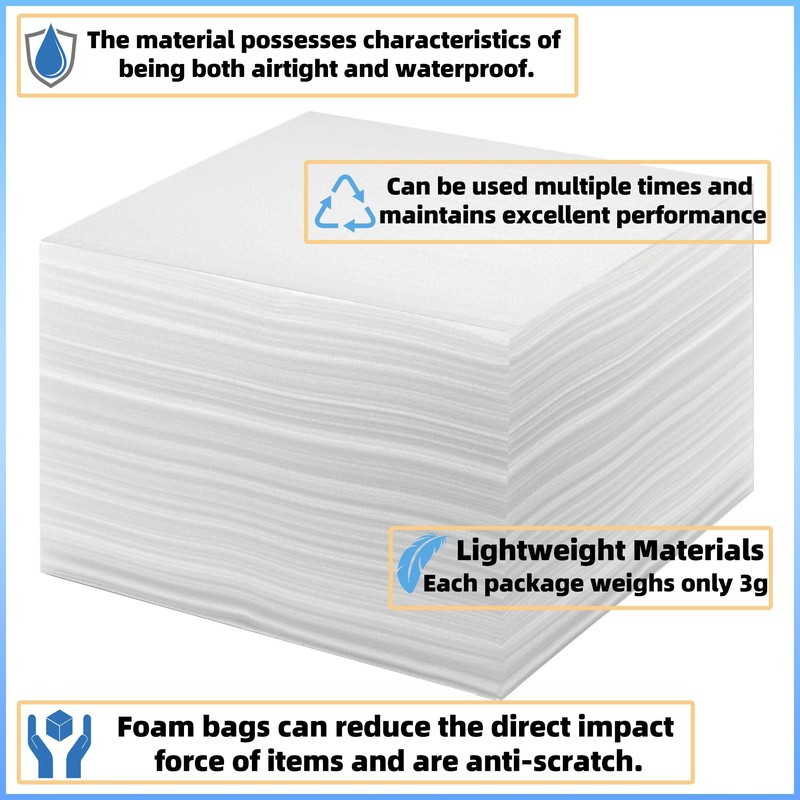 Foam Film Packaging Material 100 Pieces Bubble Wrap Moving Foam