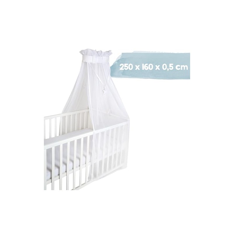 roba safe asleep Baby Cot Canopy Air Bed Canopy White