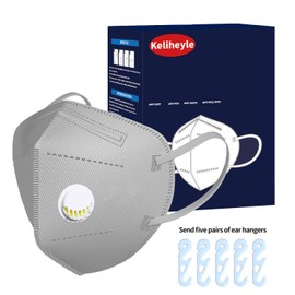 Keliheyle 20PCS 6ply Dust Face Mask,Carbon Filter Mask,Painting Mask,Ideal for Adult Men and Women Grey