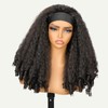 Afro Curly Synthetic Kinky Curly Wig Half Wig #2 24"
