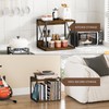 VYUOL Vinyl Record Storage,Vinyl Record Holder Up to 80-100 Albums,4-Compartment