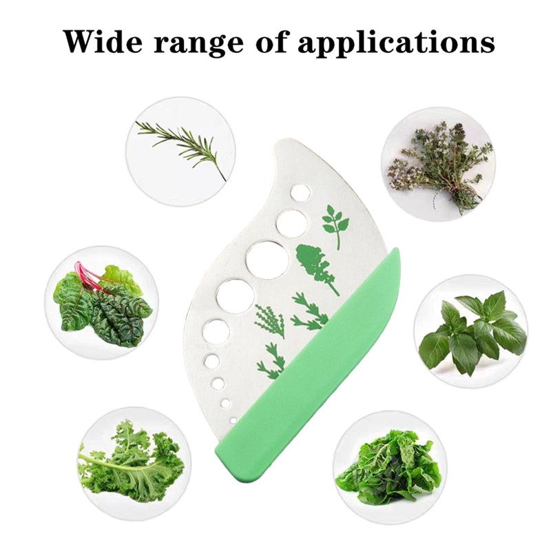 2 Pack Herb Stripper Professional Herb Chopper 9 Hole Stainless