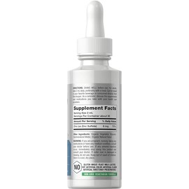 Horbäach Gotas de zinc líquido | 56 g | con glicerina orgánica | Suplemento vegetariano, sin OMG ni gluten