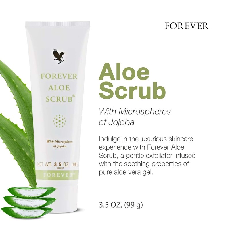 Forever Living - Aloe Scrub® Gentle Exfoliation with Jojoba Microspheres