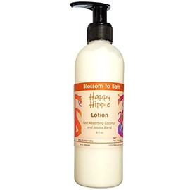 Happy Hippie Lotion (8 Ounce) - Pure Essential Oil Fragrance - Absorbs Quickly with a Sweet Happy Herbal Scent