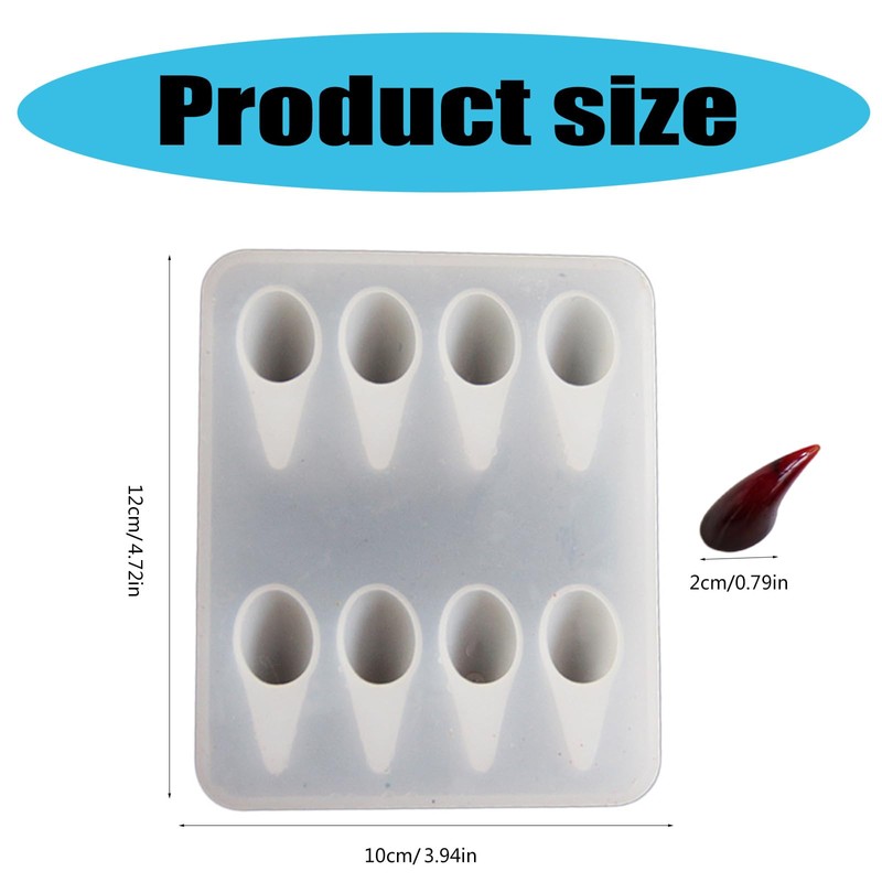 MOAIYU Sturdy Silicone Mold for Crafting Unique Devil Horns and