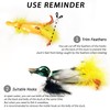Duck Lure Topwater Fishing Lures Kit for Bass, VMSIXVM 4.75in