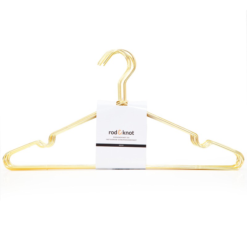 Design Clothes Hangers Made of Sturdy Metal - Pack of