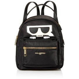 Karl Lagerfeld Paris Women's Amour Small Backpack, Black, One Size