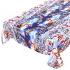 ANRO Oilcloth Tablecloth Oilcloth Tablecloth Christmas Red Christmas 120 x