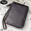 PERRÉ Porta Pasaporte Zipport Piel Genuina (2 Pasaportes, Personalizado)