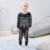 HahaNice Boys Kids Glow In The Dark Skeleton Pajamas 2-7