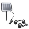 Outdoor Solar Lawn Lights Waterproof 2200mAh Battery Warm White Light
