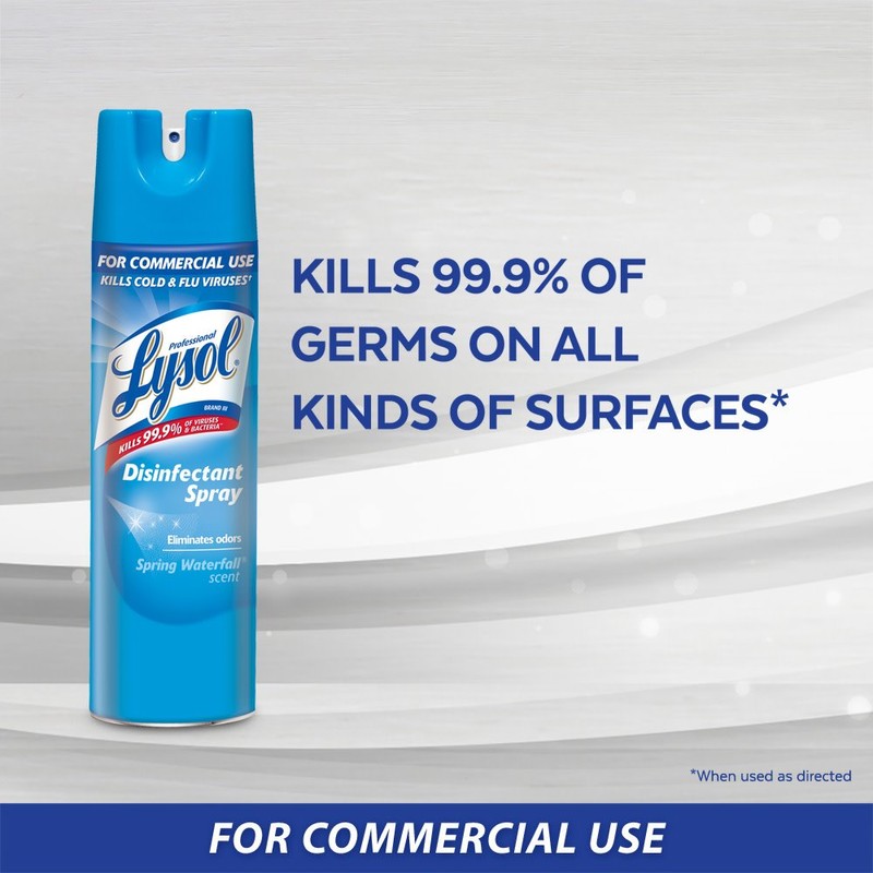 Lysol Professional Disinfectant Spray, Crisp Linen, 19oz