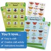 Baker Ross FN460 Bee & Butterfly Identification Sticker Fact Sheets