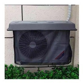 WOHNZA 38.5inX19.7in Air Conditioner Sun Shade Cover, Dustproof Waterproof Outdoor Window AC Units Protection Cover, With Black Protective Net