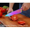 WELLSTAR Kitchen Knife Set 5 Piece, Razor Sharp German High