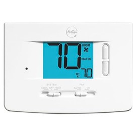 Non-Programmable Thermostat, 1 H 1 C, Wall Mount, Hardwired/Battery, 18/30VAC, Mfr: 1020-A