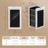 3-Flap Dog Door, Large Doggy Door for Wall, Never Rust