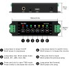 Herdio 4x Herdio 320W 4" Boat Marine Stereo Kitchen Bluetooth