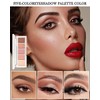 Eyeshadow Palette Matt 5 Colours, Nude Brown Cream Eyeshadow, Waterproof,