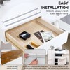 10 Pack White Plastic Drawer Runners, 298mm/ 300mm Replacement Plastic