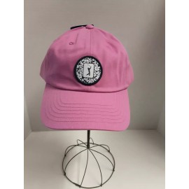 PGA Tour Course Essentials Hat/Ball Cap Pink W/Moisture Wicking Headband