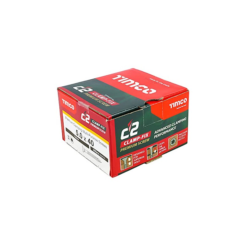 TIMCO C2 Clamp-Fix Multi-Purpose Premium Screws - TX - Double