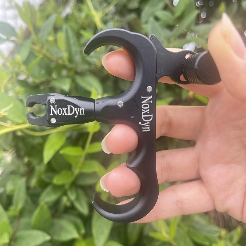 NoxDyn Bow Release for Compound Bow, 3-Finger Archery Release 360°