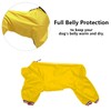 Dog full body raincoat, Dogs coats with legs, lightweight waterproof