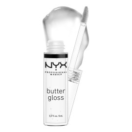 Nyx Professional Makeup Butter Gloss Brillo Transparente Usa Acabado Brillante