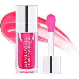 Hydrating Lip Oil - Moisturizing, Plumping Lip Gloss Balm With Cherry Tint