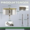 CSOOM 90 mm Glass Drill Hole Saw with 2 x