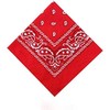 Hats of London Plain & Paisley Bandanas (Red)