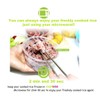 KEEPBOB 8 Piece Rice and food saving container/microwave safe/freezer safe/BPA