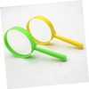 Minkissy 8pcs Handheld Boys and Girls Magnifying Glass Portable Reading