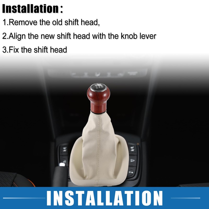 A ABSOPRO 5 Speed Manual Transmission Gear Knob for Volkswagen