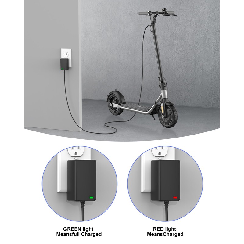 VHBW 25.2V for Ninebot Scooter Charger Compatible with Segway Ninebot