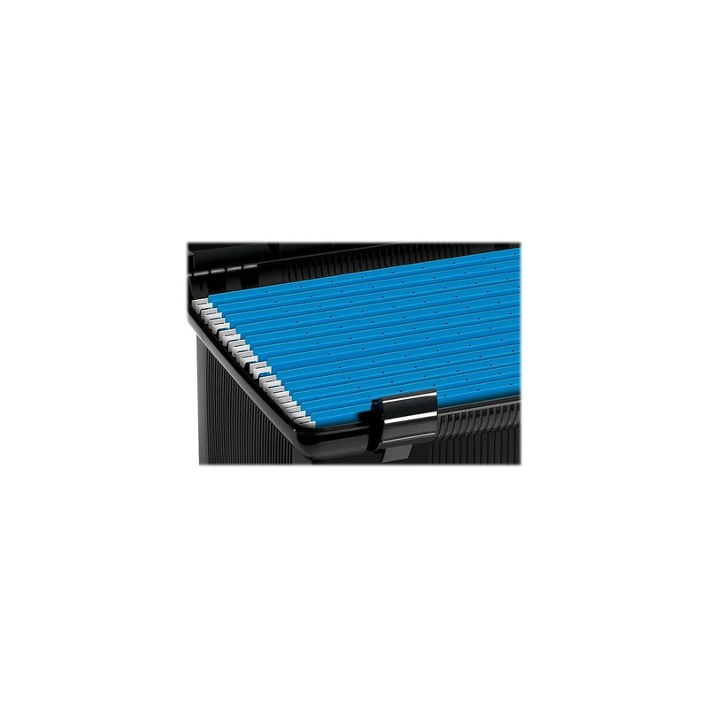 Pendaflex Portable File Box, Black, 11"H x 14" W x