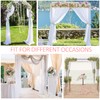Wedding Arch Draping Fabric, 1 Panel 28" x 19Ft White