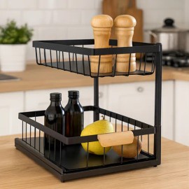 Bluelander Organizador De Cocina Organizador De Fregadero De Acero Para Cocina Con Diseño Funcional