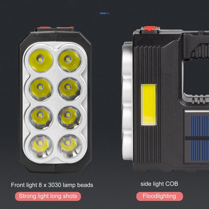 LED Lantern Solar Portable Lamp LED Multifunction Super Bright Outdoor