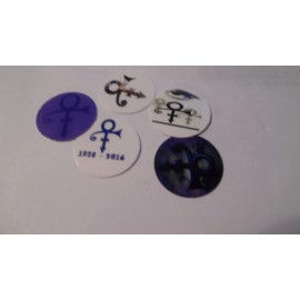 Unbranded Pre Cut One Inch Bottle Cap Images PRINCE SYMBOL  Free Ship - photo, 40 images