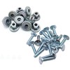 Pet Carrier Dog Kennel Metal Fasteners Nuts Bolts Replacements (7/8"