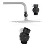 ieron Showerhead Extension 360° Swivel Ball Turn Adapter Head Connector