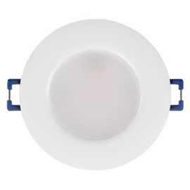 McShine - LED recessed light, spotlight for wet rooms, EL-500, 5 W, 610 lm, white, 3700 K, IP44, 85 x 30 mm, perfect for installation in damp rooms such as bathrooms, shelters, kitchens, etc.