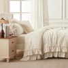 Andency Beige Twin Size Comforter Set, 2 Pieces Boho Lightweight