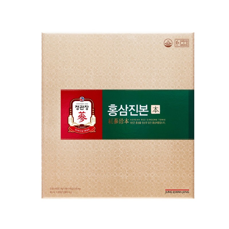 Jeonggwanjang 정관장 홍삼진본 40ml 42포 Kongwang Red Ginseng Essence 40ml
