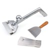 SHANGPEIXUAN Grill Scrapers, Heavy Duty Casting Aluminum Commercial Griddle Scraper