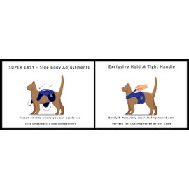 TSA Fast Pass Hold M Tight Travel Leash Harness - SM-MD (See Sizing Chart) (Pink)